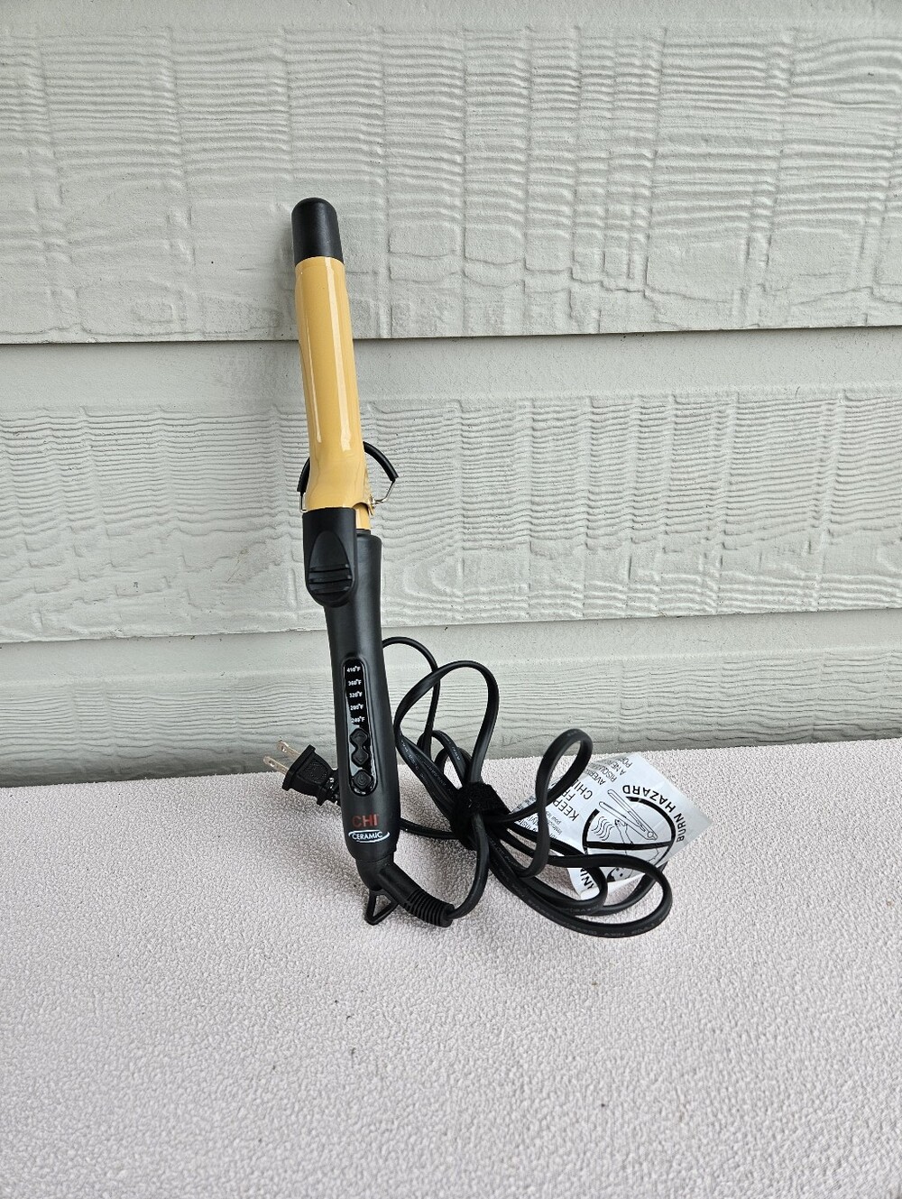 CHI Tourmaline Ceramic Curling Iron 1" Barrel Adjustable Heat Swivel Cord CA2305
